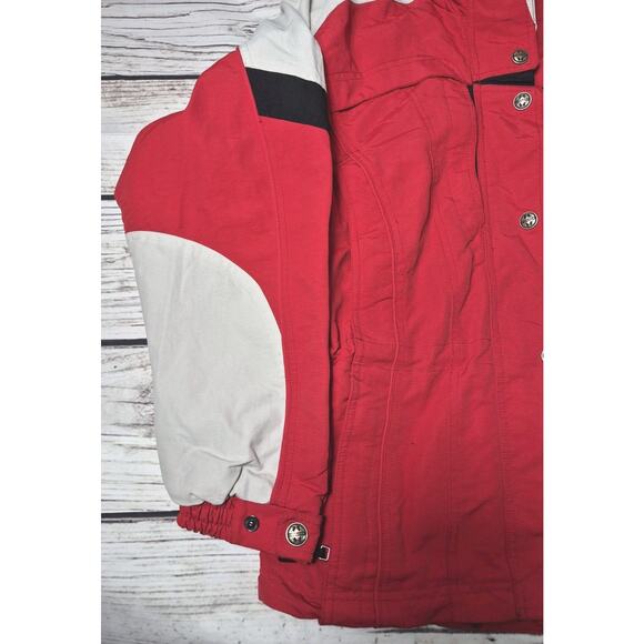 Vintage COULOIR Ultimate Skiwear Jacket Womens 10 Red/White/Black Snowboarding - Picture 4 of 16